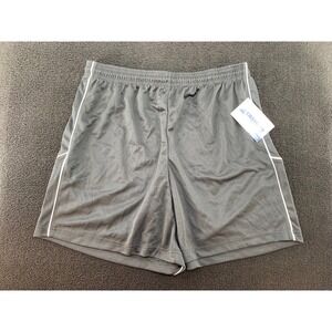 Champro Sports Mens Athletic Shorts‎ Black Mesh Dri Gear L Elastic Waist